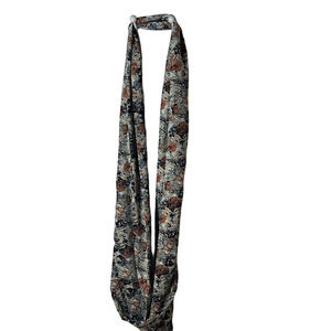 unbranded beautiful floral infinity fashion scarf made of synthetic materials